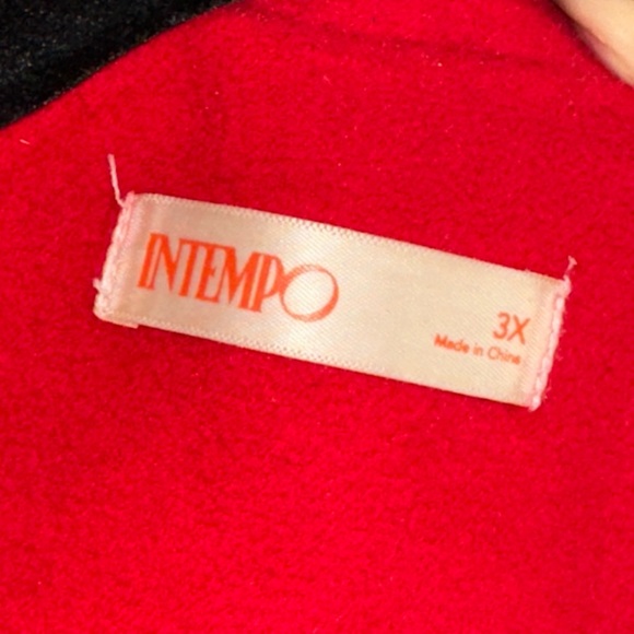 Intempo Double-Breasted Red Coat - Size 3X - Picture 4 of 4